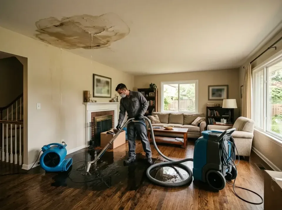 attic-pipe-burst-ceiling-drip-008 — frequently asked questions, Water Damage Restoration & Carpet Care in Warson Woods, MO